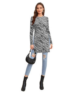 Top d'impression numérique en coton côtelé léger de qualité supérieure de la boutique indienne, vêtements de bureau pour filles, manches courtes, vente! - Product Image 5