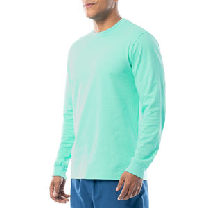 Camisa de Pesca Transpirable para Hombre, Manga Larga, Spandex/Poliéster, Secado Rápido, UPF 50+, Estilo Pullover, Sólida/Estampada/a Cuadros - Product Image 4