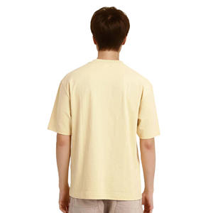 T-shirt de haute qualité à épaules tombantes 100% coton T-shirt personnalisé de couleur de haute qualité Streetwear décontracté OEM - Product Image 3