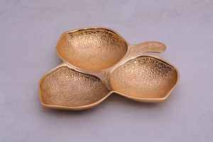 Offre spéciale Bol de cuisine et de table en laiton plaqué or de luxe Accessoires de cuisine en métal poli respectueux de l'environnement - Product Image 6