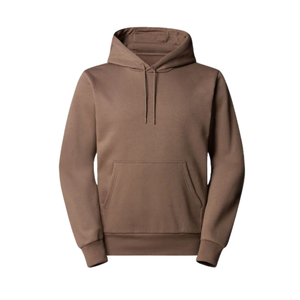 Sudadera con Capucha para Hombre, Color Marrón Moca, de Algodón y Felpa, Cálida, Informal, Lisa, con Capucha, Manga Larga, Estilo Urbano, Color Sólido - Product Image 1