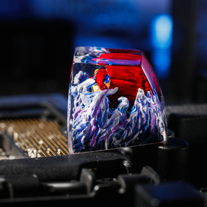 Teclas Artesanales Bosque Místico, Teclas Artesanales Personalizadas, Teclas Anime Lindas, Teclas Verdes, Juego de Teclas, Teclas de Madera - Product Image 6