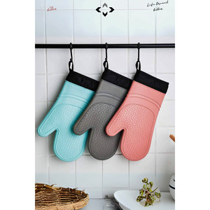 <b>Silicone</b> Oven Mitt-100% Heat Resistant Non-Stick Kitchen Glove 1 Pack - Product Image 1