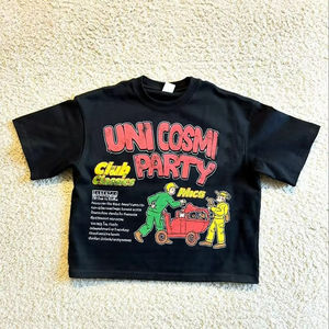 เสื้อยืดคอกลมผ้าเกล็ดปลาเทอร์รี่สำหรับผู้ชายผ้าฝ้าย100% 260กรัมเฮฟวี่เวตแบบปรับแต่งได้ - Product Image 1