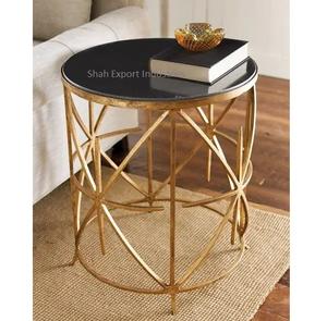 New Arrival Metal Wire Side <b>Table</b> Elegance <b>Gold</b> Plated for Living Room Bedroom Furniture Sturdy <b>Round</b> Side <b>Tables</b> - Product Image 4