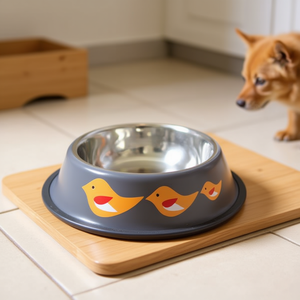 Ciotola per Animali Domestici in Acciaio Inox e Plastica, Prodotta da Azienda Professionale di Ciotole e Mangiatoie per Cani e Gatti - Product Image 3