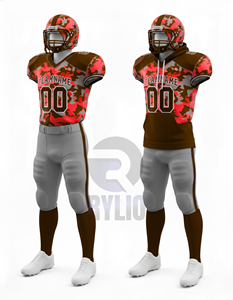 Personalizado sublimado 7v7 uniforme de fútbol americano conjunto de malla de secado rápido ligero práctica Jersey y pantalones - Product Image 5