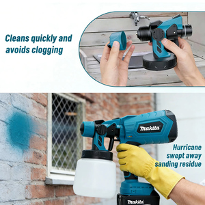 Pistolet de peinture sans fil <span class=keywords><strong>Makita</strong></span> <span class=keywords><strong>18V</strong></span> à haute atomisation, pulvérisateur nano électrique pour revêtement automobile, meubles et acier, aérographe - Meilleures ventes - Product Image 5
