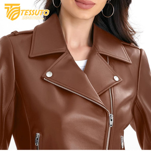 Abrigos de invierno para mujer, abrigo grueso de piel de oveja auténtica, chaqueta de cuero para mujer, chaqueta de aviador, chaquetas de piel de oveja para mujer - Product Image 5
