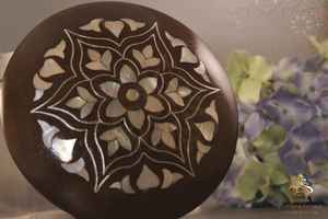 Decorative Arabic Party Favor <b>Box</b> Weddings Celebrations Home Styling Premium Acrylic Candy & Nut Jar with Mother of Pearl <b>Lid</b> - Product Image 2