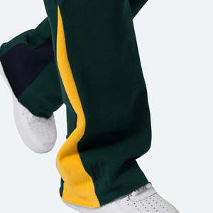 Pantalon de survêtement unisexe en molleton de coton pour homme, coupe droite, avec ourlet élastique, style streetwear tendance - Product Image 6