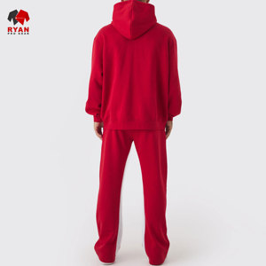 Survêtement sur mesure pour homme, fermeture éclair, col à capuche avec logo personnalisé, conception ODM, fournisseur d'usine - Product Image 2