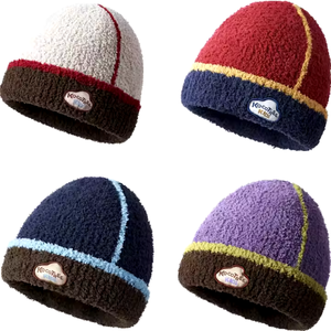 Nouvelle arrivée luxe designer hiver chapeaux mode chaud tricoté Beanie chapeaux célèbre marque hiver chaud unisexe bonnet chapeau - Product Image 1