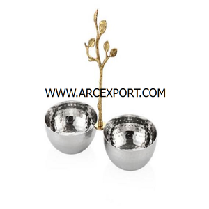 Nuevo diseño elegante, utensilios de cocina, dulces, cuenco para servir, Material metálico de calidad de lujo, cuencos para servir para el hogar, accesorios de artículos de comedor - Product Image 4