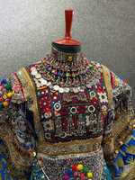 Fabricants professionnels afghans pour femmes, vêtements faits main, style tribal vintage, dentelle, boutons, sequins, manches longues, écologiques, longueur ras du sol
