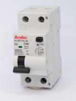 Disjoncteur différentiel AOELEC AUB7HLM 2P RO, protection contre les surintensités résiduelles, boîtier ignifuge PA66, capacité de coupure 10kA, certificats SEMKO