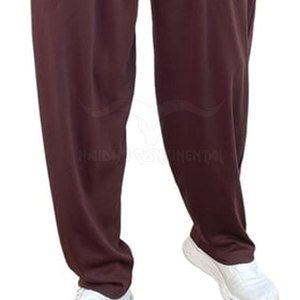 Pantalones Casuales de Talle Grande para Hombre, de Cintura Alta, Rectos, de Algodón, Holgados, con Cintura Elástica para Uso en Exteriores, Servicio OEM - Product Image 5