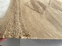Direct de l'usine Prix du fabricant Tapis contemporain en jute tissé plat fait à la main pour l'intérieur et la maison