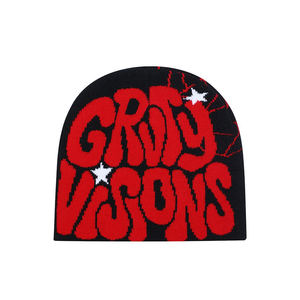 Bonnets d'hiver en gros, nouveau design, impression personnalisée, bonnets chauds, bonnets en tricot - Product Image 2