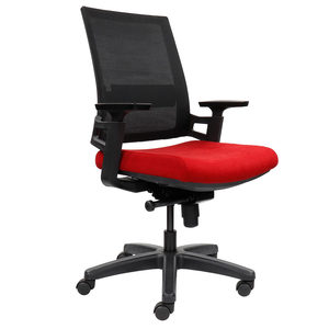 Hom1085-03 Ergonomic Office Swivel Chair with <b>Mesh</b> Back <b>Plastic</b> Legs - Product Image 1
