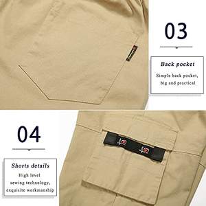 Pantalones cortos Cargo para hombre Summer Beach Impermeable Stretch Quick-Dry Outdoor Shorts con múltiples bolsillos Pantalones cortos para hombre - Product Image 2