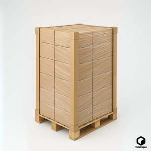 Recycled Wood <b>Corner</b> <b>Protectors</b> 120 cm X 4 cm Protective Edges for Pallets and Packaging Eco-Friendly Carton <b>Corner</b> Edge - Product Image 5