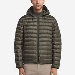 Veste d'hiver pour homme de haute qualité personnalisée, légère, à capuche, en duvet, rembourrage épais, veste matelassée pour homme - Product Image 1