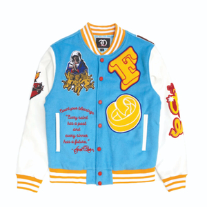 Écusson de broderie en chenille personnalisé vestes de baseball pour hommes vestes universitaires surdimensionnées Letterman pour hommes - Product Image 4