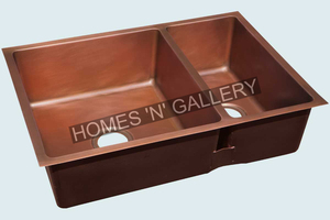 Customized Rectangle Shape Handmade Designer Basin Copper <b>Kitchen</b> <b>Sink</b> Classic Stylish <b>Kitchen</b> <b>Sink</b> Best Design Copper <b>Sink</b> - Product Image 3