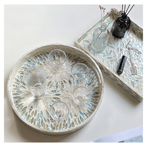 Platos y Vajilla de Nácar, Platos de Concha de Nácar Acabados a Mano para Exhibición en Boutiques, Decoración del Hogar y Regalos, Vietnam - Product Image 4