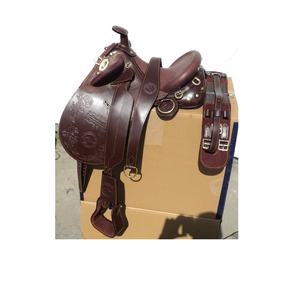 Selle de cheval en cuir de style occidental australien de qualité supérieure, personnalisable, confortable et souple pour le cheval, en bois et plastique. - Product Image 4