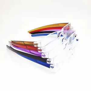 Stock Wholesale Women Men Multiple Frame Colors Transparent Plastic <b>Reading</b> <b>Glasses</b> Power +100/+400 Presbyopic <b>Glasses</b> <b>Reading</b> - Product Image 2