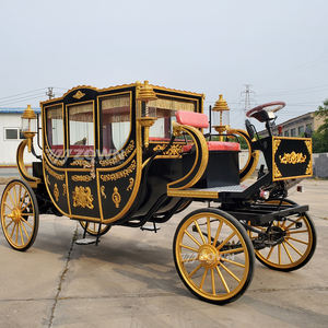 Super Réductions Véhicule de mariage touristique Wagon Vente en gros Voitures royales Cendrillon Chariot sans cheval en vente - Product Image 3