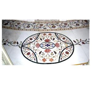 Suelo de templo Losa de mármol Artesanía Piedra tradicional Incrustaciones de mármol Mandap Piedra de piso al precio más bajo - Product Image 5