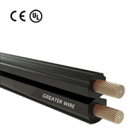 Câble plat pour lampe en cuivre de haute qualité UL C-SA 2/3 conducteurs SPT-1/SPT-2/SPT-3 18/16/14/12/10 AWG Isolation en PVC Câble pour lampe homologué