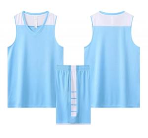 Uniformes de Baloncesto Duraderos Nuevos de Fábrica para Jóvenes, Conjuntos Reversibles, Diseño Transpirable y Sencillo - Product Image 1