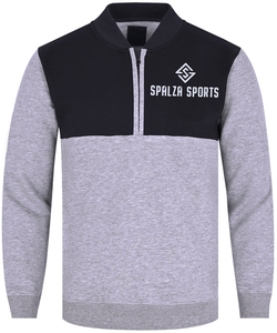 Custom Factory Half zipper sweatshirts hoodies mock neck <b>zip</b> up sweatshirts for <b>men</b> high quality cotton sweatshirts OEM ODM - Product Image 1