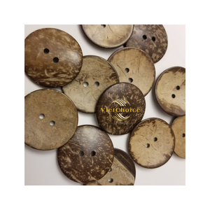 Vietchoice 1000 pièces Boutons écologiques en bois de coco naturel avec tige métallique, 2 trous, 15 mm, dos plat, forme animale, grands boutons pour vêtements et chemises - Product Image 5