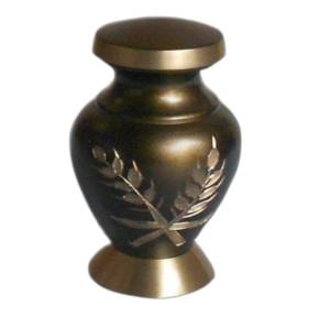 Laiton rouge fait à la main avec bande de gravure souvenir urnes de crémation bas prix vente chaude cendres humaines urnes de souvenir en métal - Product Image 4