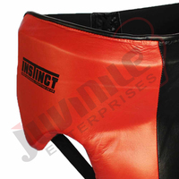 Protège-entrejambe en cuir respirant de haute qualité pour adulte, nouvelle arrivée, personnalisable, bicolore, protection de boxe antidérapante