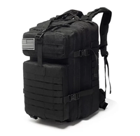 Sac à dos tactique Oxford personnalisé avec logo imprimé, USB, durable, imperméable, capacité 20-36L, unisexe, pour les sports de plein air et les voyages