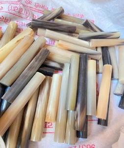 Meilleur prix d'usine de qualité rouleau de corne de buffle fait à la main de haute qualité buffle naturel, boeuf, poignée de rouleau de corne d'Inde - Product Image 5