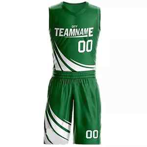 Sublimación de alta calidad Hombres Deportes Uniforme de baloncesto personalizado Uniforme de baloncesto deportivo personalizado con logotipo personalizado - Product Image 1