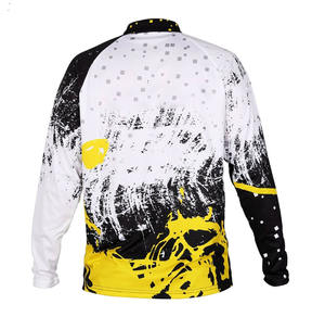 เสื้อเจอร์ซีย์ใส่ตกปลาของผู้ชายเสื้อใส่ตกปลาผ้าคอตตอนโพลีเอสเตอร์สำหรับฤดูร้อนแห้งเร็วออกแบบได้ตามต้องการ - Product Image 4