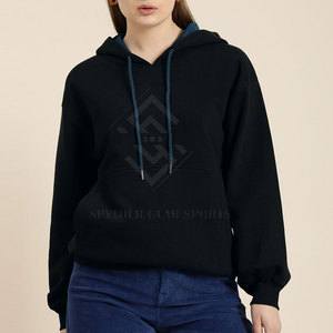 Sweat-shirts à capuche en polaire à manches longues pour l'hiver, respirants, écologiques, avec logo personnalisé sur le devant, design décontracté pour femmes - Product Image 2