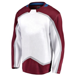 Jersey de Hockey sobre Hielo Personalizado Transpirable de Alta Calidad, Diseño de Moda al por Mayor con su Propio Logotipo, Transpirable, OEM - Product Image 1