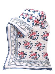 Tradicional hecho a mano 100% algodón tamaño Queen edredón bloque de mano impreso cómodo ligero Reversible estilo Simple para invierno - Product Image 3