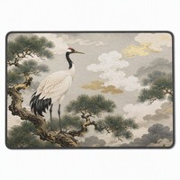 Paillasson de style chinois oriental, tapis antidérapant imprimé, tapis d'entrée, motif personnalisé