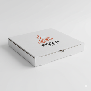 Diseño de caja de pizza creativa Cajas de embalaje impresas personalizadas para restaurantes - Product Image 1