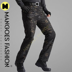 Pantalones Tácticos 100% Algodón, Tela de Pana Media, Transpirables, Suaves, Resistentes al Desgaste y a las Arrugas, de Alta Calidad, con Cordón Ajustable en las Piernas - Product Image 6